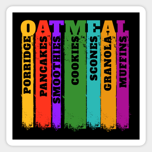 Vintage Oatmeal Lovers Magnet